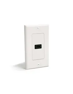 StarTech.com HDMIPLATE placa de pared y cubierta de interruptor Blanco
