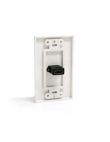 StarTech.com HDMIPLATE placa de pared y cubierta de interruptor Blanco
