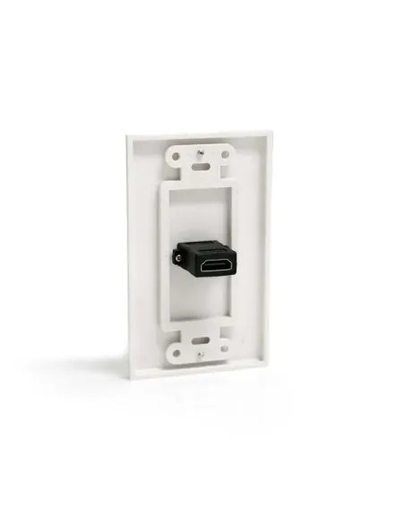 StarTech.com HDMIPLATE placa de pared y cubierta de interruptor Blanco