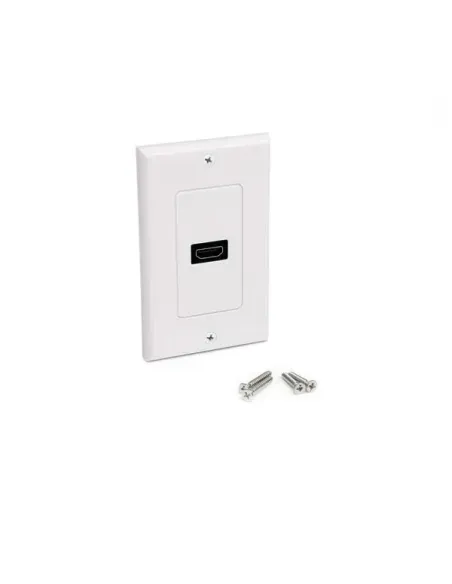 StarTech.com HDMIPLATE placa de pared y cubierta de interruptor Blanco