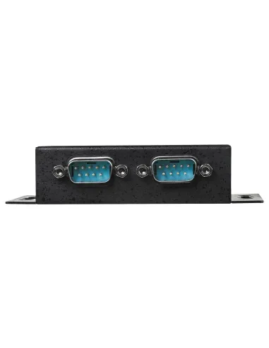 StarTech.com Concentrador Hub Industrial de 2 Puertos Serie Serial RS232 a USB Montaje Riel DIN Pared