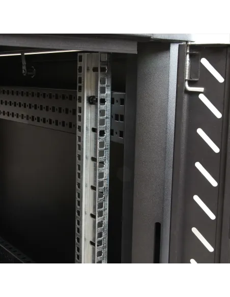 StarTech.com Armario Rack para Servidores 12U 19" 4 Columnas - Rack de Servidores con Cerradura y Seguro - Rack con Ruedas y