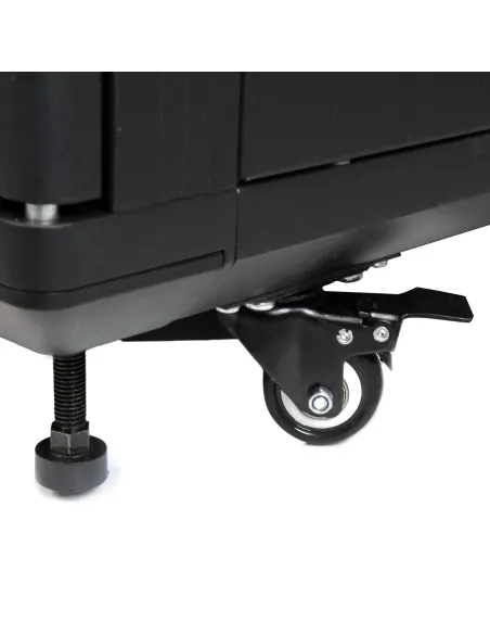 StarTech.com Armario Rack para Servidores 12U 19" 4 Columnas - Rack de Servidores con Cerradura y Seguro - Rack con Ruedas y