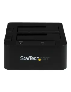 StarTech.com Docking Station eSATA USB 3.0 con UASP de 2 Bahías para Disco Duro o SSD SATA de 2,5 o 3,5 Pulgadas 2