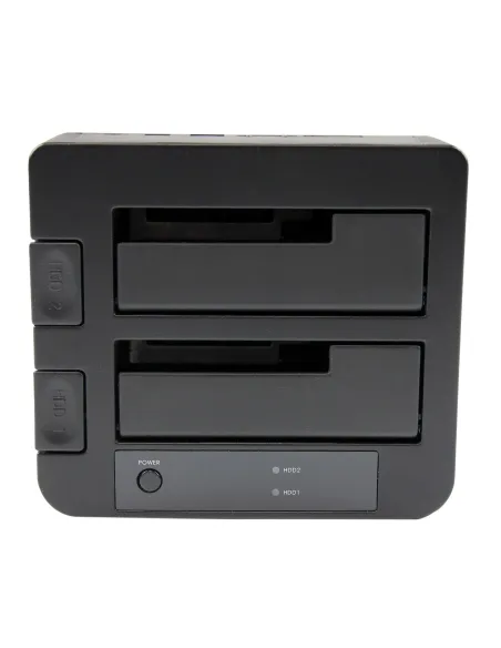 StarTech.com Docking Station eSATA USB 3.0 con UASP de 2 Bahías para Disco Duro o SSD SATA de 2,5 o 3,5 Pulgadas