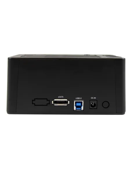 StarTech.com Docking Station eSATA USB 3.0 con UASP de 2 Bahías para Disco Duro o SSD SATA de 2,5 o 3,5 Pulgadas