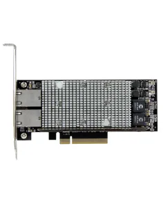 StarTech.com Tarjeta Adaptador de Red PCI Express Ethernet 10GBase-T con 2 Puertos RJ45 Chipset Intel x540 2