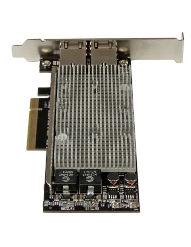StarTech.com Tarjeta Adaptador de Red PCI Express Ethernet 10GBase-T con 2 Puertos RJ45 Chipset Intel x540