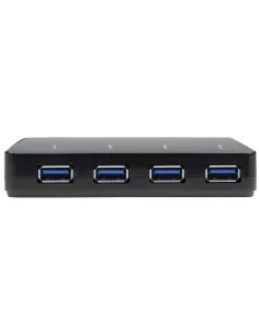StarTech.com Concentrador USB 3.0 de 4 Puertos - 5Gbps - Ladrón con Puertos de Carga y Sincronización - Hub con 1 Puerto de 2,4A 2