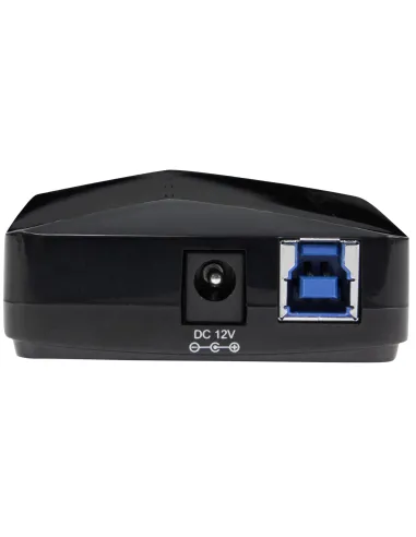 StarTech.com Concentrador USB 3.0 de 4 Puertos - 5Gbps - Ladrón con Puertos de Carga y Sincronización - Hub con 1 Puerto de 2,4A