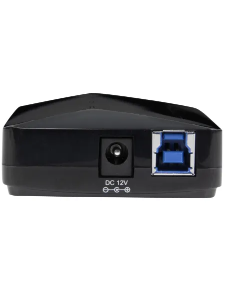 StarTech.com Concentrador USB 3.0 de 4 Puertos - 5Gbps - Ladrón con Puertos de Carga y Sincronización - Hub con 1 Puerto de 2,4A