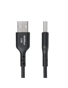 StarTech.com Cable de Carga USB-A a USB-C de 15cm - Cable Cargador USB-A a USB Tipo C - Cable USB 2.0 - 3A - Recubrimiento de 2