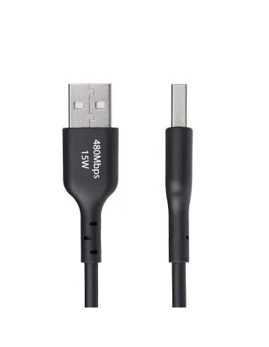 StarTech.com Cable de Carga USB-A a USB-C de 15cm - Cable Cargador USB-A a USB Tipo C - Cable USB 2.0 - 3A - Recubrimiento de