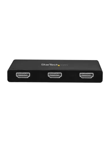 StarTech.com Adaptador USB-C Multimonitor de 3 Puertos - Hub Concentrador MST USB Tipo C a 3 Puertos HDMI - Divisor Splitter