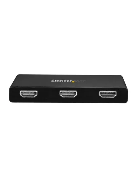 StarTech.com Adaptador USB-C Multimonitor de 3 Puertos - Hub Concentrador MST USB Tipo C a 3 Puertos HDMI - Divisor Splitter