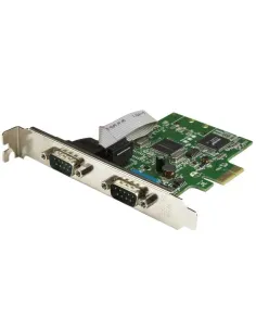 StarTech.com Tarjeta Serie PCI Express de 2 Puertos DB9 RS232 con UART 16C1050 - Adaptador Interno Serie PCI-E