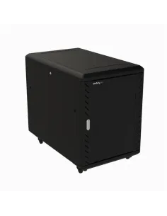 StarTech.com Armario Rack para Servidores 15U 19" 4 Columnas - Rack de Servidores con Cerradura y Seguro - Rack con Ruedas y