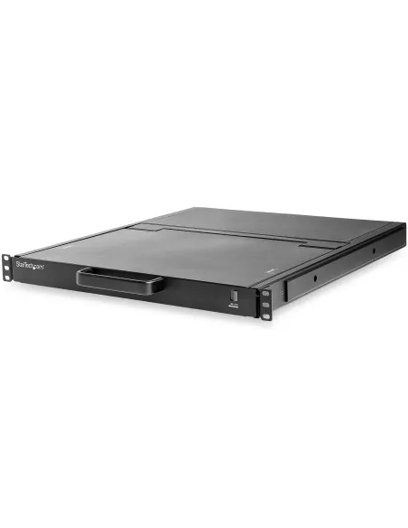 StarTech.com Consola KVM HD 1080p de Montaje en Rack de Servidores - Teclado QWERTY - KVM de 1 Puerto VGA con Monitor LCD de