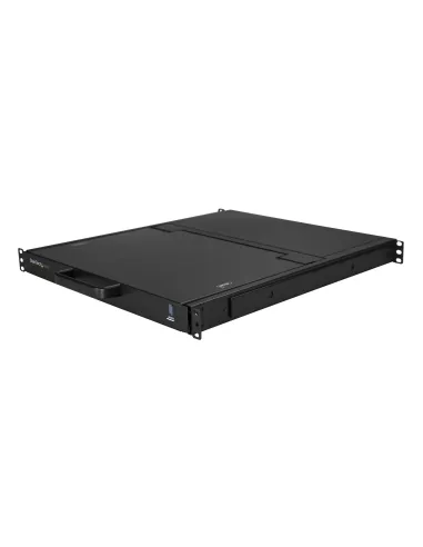 StarTech.com Consola KVM HD 1080p de Montaje en Rack de Servidores - Teclado QWERTY - KVM de 1 Puerto VGA con Monitor LCD de