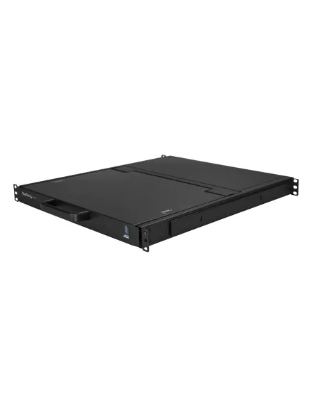 StarTech.com Consola KVM HD 1080p de Montaje en Rack de Servidores - Teclado QWERTY - KVM de 1 Puerto VGA con Monitor LCD de