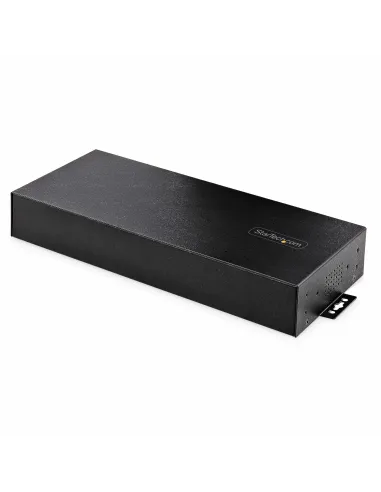 StarTech.com Hub Ladrón Industrial de Metal USB 3.0 5Gbps de 16 Puertos - de Montaje - Alimentación por Bloque de Terminales -