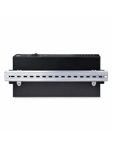 StarTech.com Hub Ladrón Industrial de Metal USB 3.0 5Gbps de 16 Puertos - de Montaje - Alimentación por Bloque de Terminales -