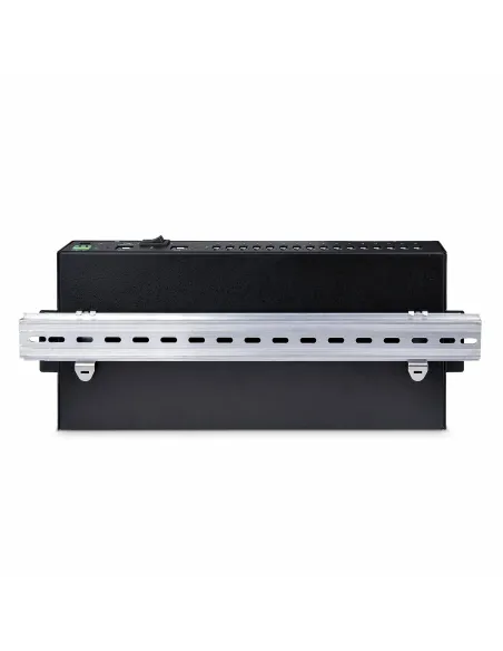 StarTech.com Hub Ladrón Industrial de Metal USB 3.0 5Gbps de 16 Puertos - de Montaje - Alimentación por Bloque de Terminales -