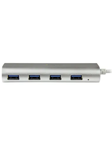 StarTech.com Hub Ladrón USB 3.0 de 4 Puertos - Hub Concentrador USB-A - Alimentado por el Bus - 5Gbps - Hub USB Portátil -
