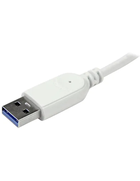 StarTech.com Hub Ladrón USB 3.0 de 4 Puertos - Hub Concentrador USB-A - Alimentado por el Bus - 5Gbps - Hub USB Portátil -