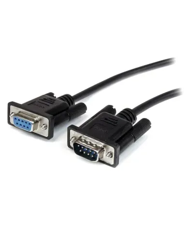 StarTech.com Cable 1m Extensión Directo Straight Through Serie Serial RS232 Vídeo EGA DB9 Macho a Hembra
