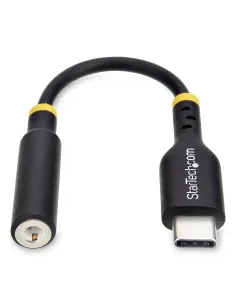 StarTech.com Adaptador de Audio USB-C a 3,5mm TRRS Minijack - Adaptador de Audio USB Tipo C para Auriculares con Micrófono - 2