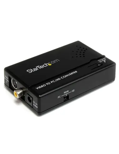 StarTech.com Adaptador Conversor de S-Video - Video Compuesto y por Componentes RCA a VGA