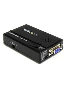 StarTech.com Adaptador Conversor de S-Video - Video Compuesto y por Componentes RCA a VGA 2