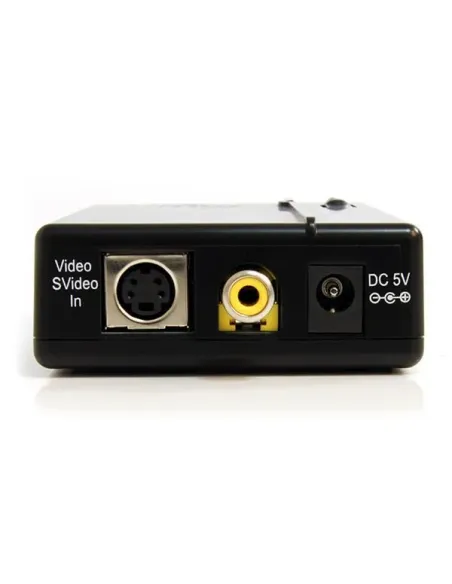 StarTech.com Adaptador Conversor de S-Video - Video Compuesto y por Componentes RCA a VGA