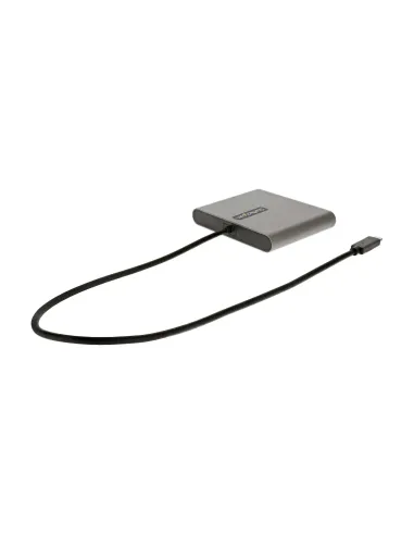 StarTech.com Adaptador USB-C a 4 Puertos HDMI - Tarjeta Gráfica y de Vídeo Externa - Dongle Llave USB Tipo C a 4x HDMI - 1080p
