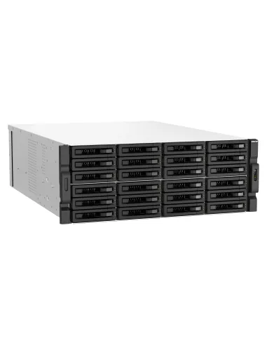 QNAP TS-H3087XU-RP NAS Bastidor (4U) Intel Xeon E E-2378 64 GB DDR4 0 TB QuTS hero Negro, Blanco