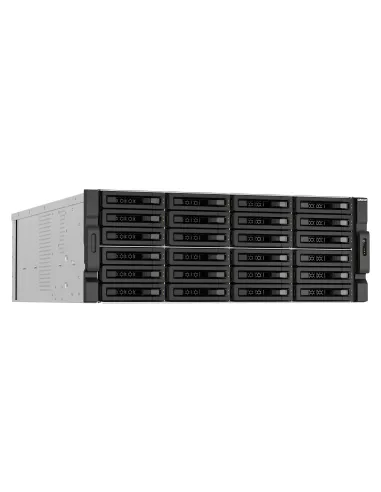 QNAP TS-H3087XU-RP NAS Bastidor (4U) Intel Xeon E E-2378 64 GB DDR4 0 TB QuTS hero Negro, Blanco