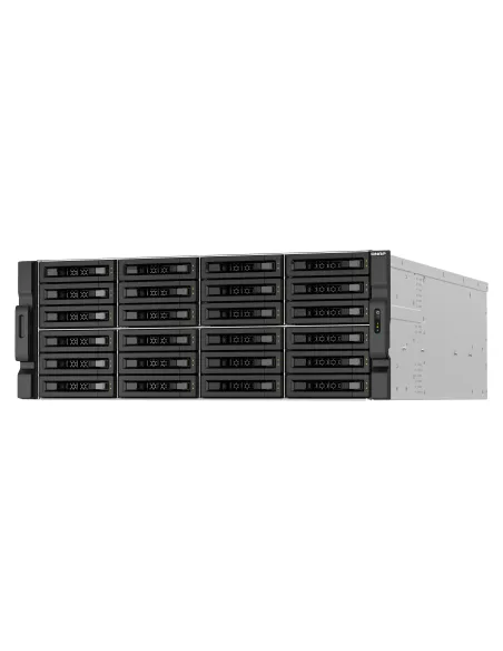 QNAP TS-H3087XU-RP NAS Bastidor (4U) Intel Xeon E E-2378 64 GB DDR4 0 TB QuTS hero Negro, Blanco