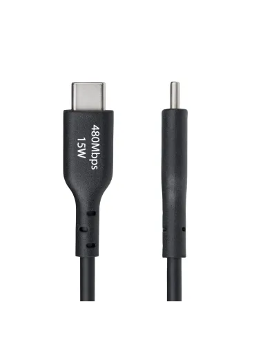StarTech.com Cable Cargador USB-A a USB-C de 1m - Cable Adaptador USB-A a USB Tipo C - 3A - Cable de Carga y Sincronización -