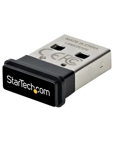 StarTech.com Adaptador USB a Bluetooth 5.0, Dongle Conversor para Ordenador Portátil Teclado Ratón, Convertidor BT 5.0 para