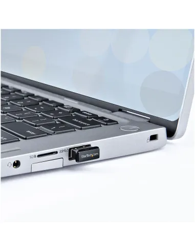 StarTech.com Adaptador USB a Bluetooth 5.0, Dongle Conversor para Ordenador Portátil Teclado Ratón, Convertidor BT 5.0 para