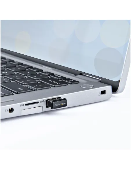StarTech.com Adaptador USB a Bluetooth 5.0, Dongle Conversor para Ordenador Portátil Teclado Ratón, Convertidor BT 5.0 para
