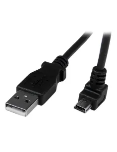 StarTech.com Cable Adaptador 2m USB A Macho a Mini USB B Macho Acodado en Ángulo hacia Abajo