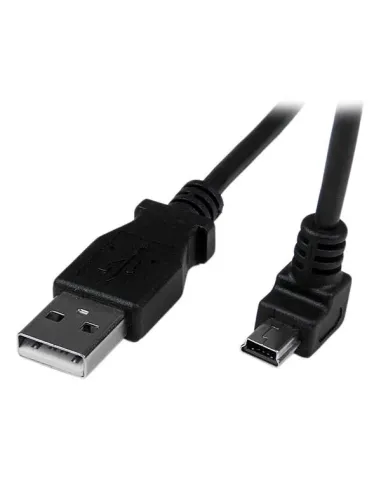 StarTech.com Cable Adaptador 2m USB A Macho a Mini USB B Macho Acodado en Ángulo hacia Abajo