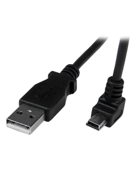 StarTech.com Cable Adaptador 2m USB A Macho a Mini USB B Macho Acodado en Ángulo hacia Abajo