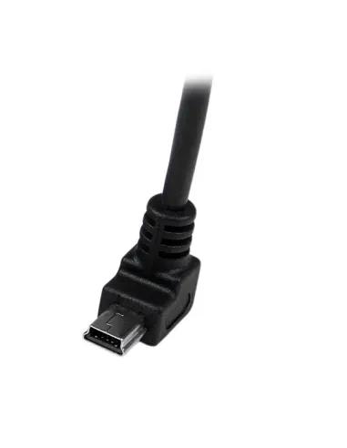StarTech.com Cable Adaptador 2m USB A Macho a Mini USB B Macho Acodado en Ángulo hacia Abajo