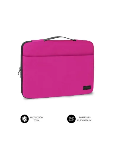 Funda subblim elegant laptop sleeve para portatil 13.3pulgadas - 14pulgadas rosa