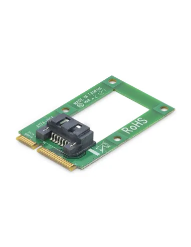 StarTech.com Adaptador mSATA a SATA para Disco Duro o SSD - Tarjeta Conversora Mini SATA a SATA