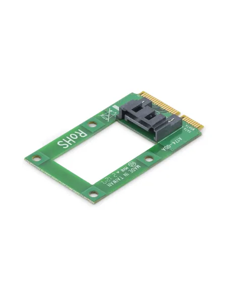 StarTech.com Adaptador mSATA a SATA para Disco Duro o SSD - Tarjeta Conversora Mini SATA a SATA