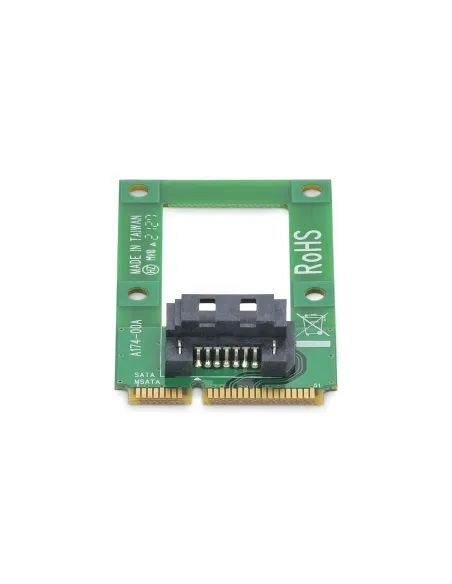 StarTech.com Adaptador mSATA a SATA para Disco Duro o SSD - Tarjeta Conversora Mini SATA a SATA